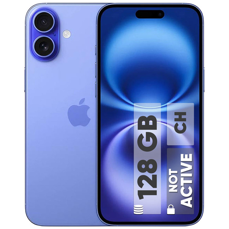 گوشی موبایل اپل مدل iPhone 16 CH دو سیم کارت ظرفیت 128 گیگابایت و رم 8 گیگابایت نات اکتیو ریجستر شده