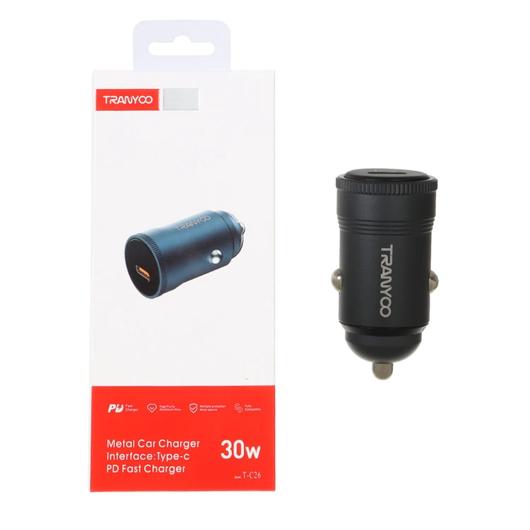 شارژر فندکی ترانیو 30 وات مدل T-C26