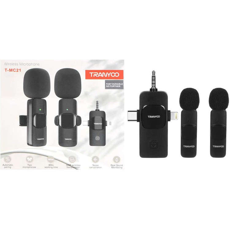 میکروفون یقه ای بی سیم ترانیو مدل MC21