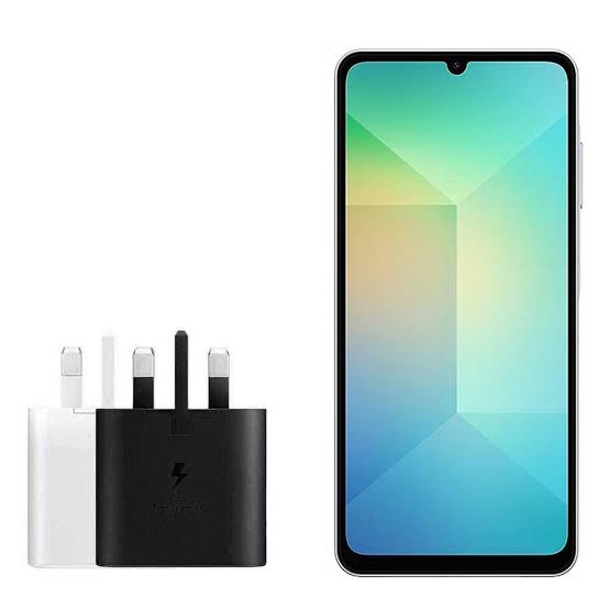 گوشی موبایل سامسونگ مدل Galaxy A06 دو سیم کارت ظرفیت 64 گیگابایت و رم 4 گیگابایت-باشارژر