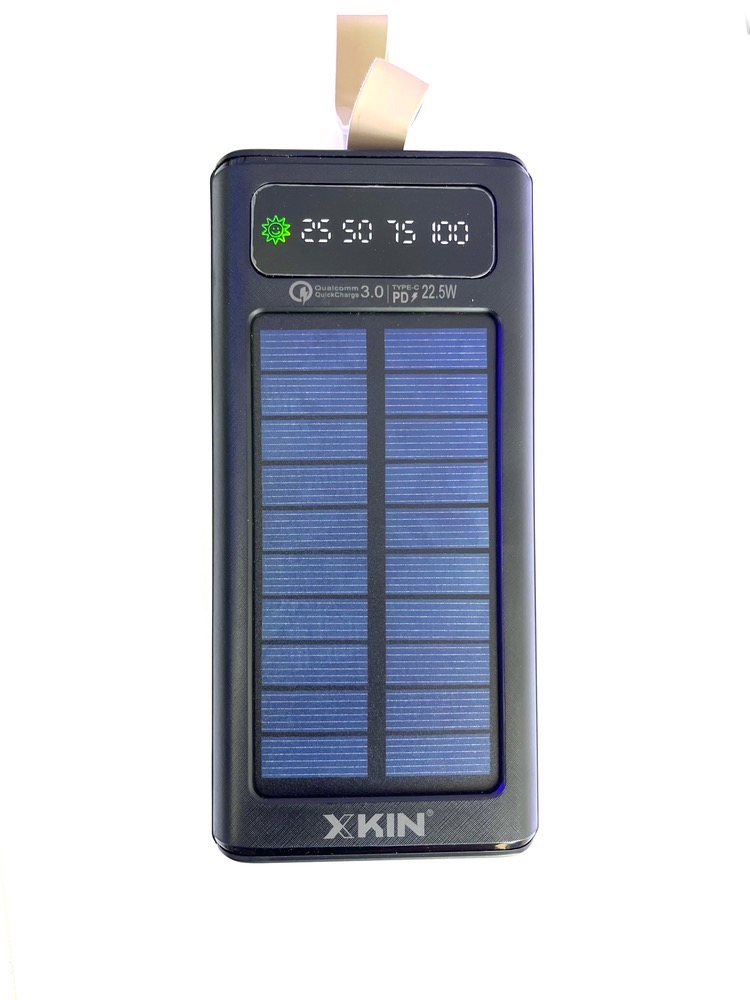 پاوربانک خورشیدی ایکس کین مدل XK-PB2062 ظرفیت 40 هزار میلی‌آمپر ساعت