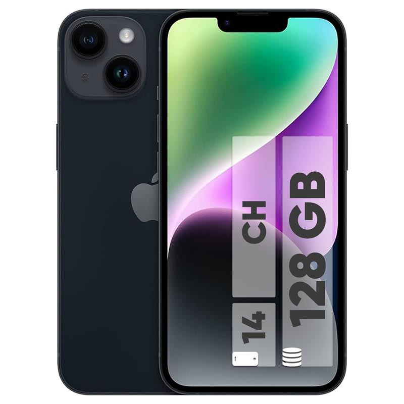 گوشی موبایل اپل مدل iPhone 14 CH دو سیم کارت ظرفیت 128 گیگابایت و رم 6 گیگابایت - ریجستر شده