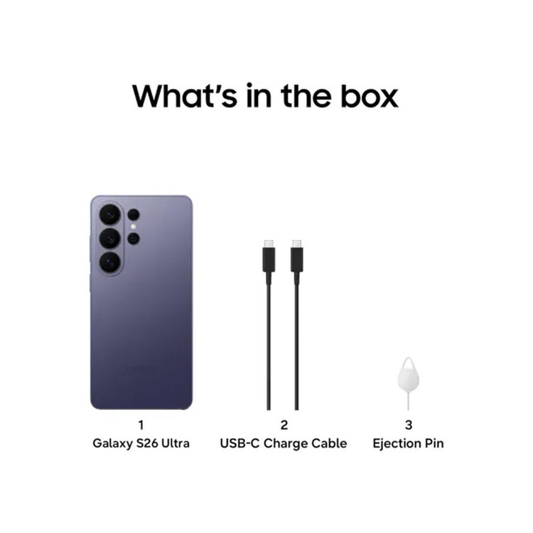 گوشی موبایل سامسونگ مدل Galaxy S26 Ultra دو سیم کارت ظرفیت 256 گیگابایت و رم 12 گیگابایت - ویتنام - بدون ریجستر