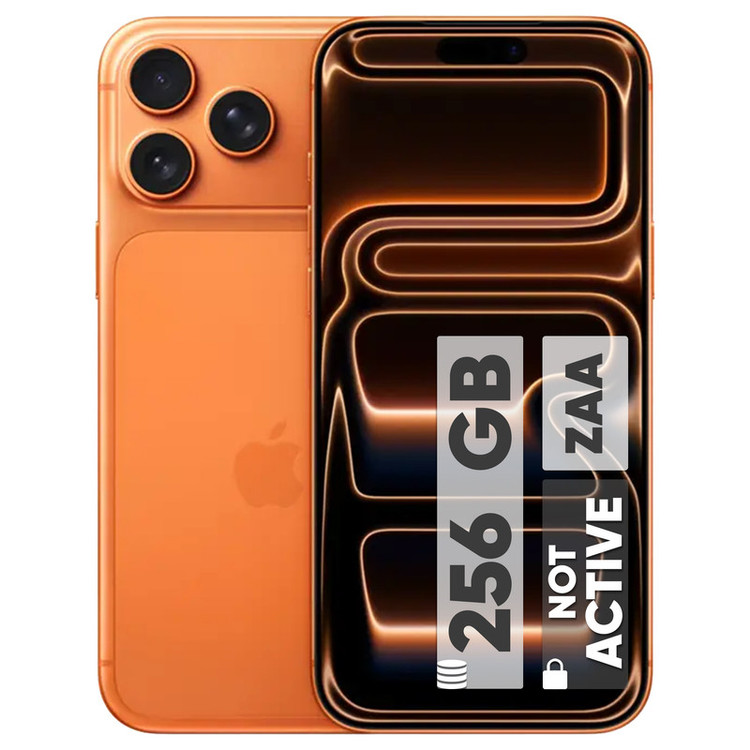 گوشی موبایل اپل مدل iPhone 17 Pro Max ZAA تک سیم کارت + eSim ظرفیت 256 گیگابایت و رم 12 گیگابایت - نات اکتیو - بدون ریجستر
