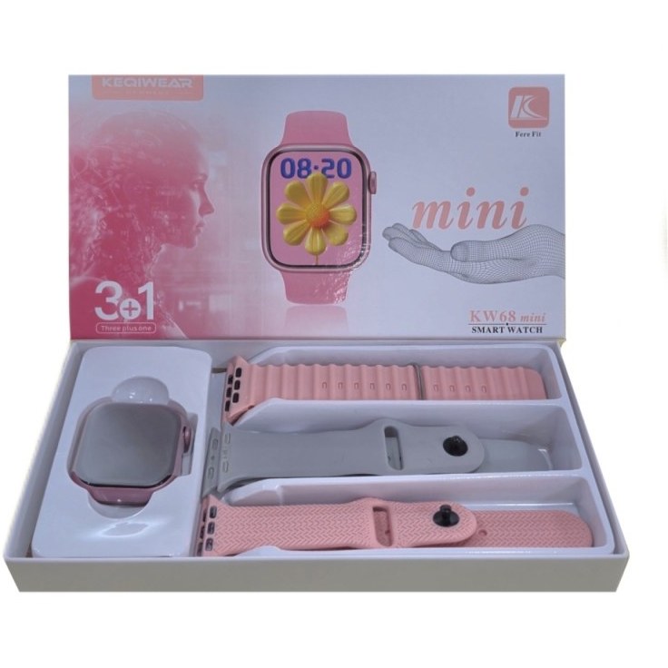 ساعت هوشمند KW68 mini با سه بند